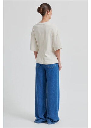 Enora brooch tee Soft Beige Second Female 